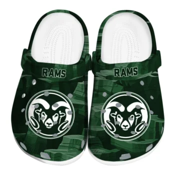 Colorado State Rams Clogs - Canyon Layers Green