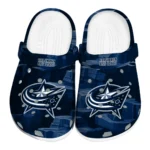 Columbus Blue Jackets Clogs - Canyon Layers Navy Blue