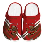 Cornell Big Red Clogs - Custom Football Motif Red