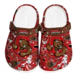 Cornell Big Red Clogs - Football Icons Red