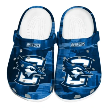 Creighton Bluejays Clogs - Canyon Layers Blue