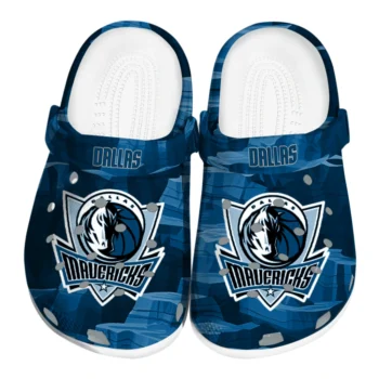 Dallas Mavericks Clogs - Canyon Layers Blue