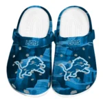 Detroit Lions Clogs - Canyon Layers Blue