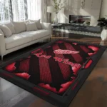 Detroit Red Wings Rug - Torn Mesh Red