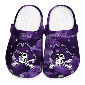 East Carolina Pirates Clogs - Canyon Layers Purple