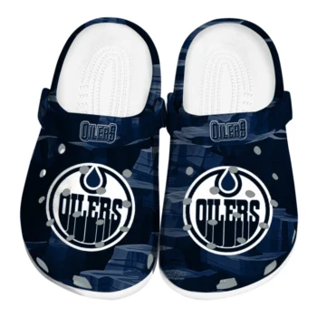 Edmonton Oilers Clogs - Canyon Layers Blue