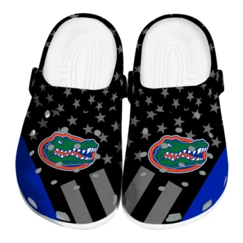 Florida Gators Clogs - Stellar Stripes Theme Blue Black