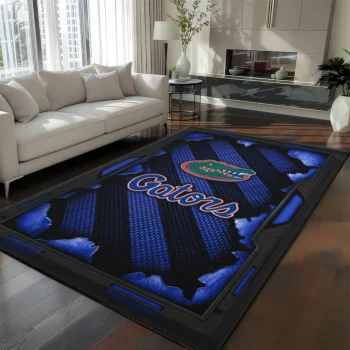 Florida Gators Rug - Torn Mesh Blue