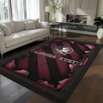 Florida State Seminoles Rug - Torn Mesh Garnet