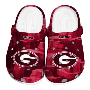 Georgia Bulldogs Clogs - Canyon Layers Red