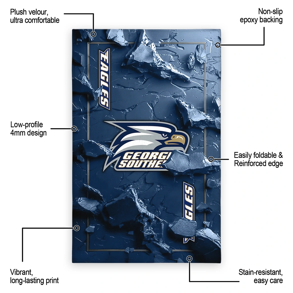 georgia-southern-eagles-rug-cracked-surface-design-blue-high-quality.webp