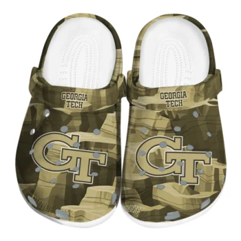 Georgia Tech Yellow Jackets Clogs - Canyon Layers Gold