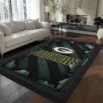 Green Bay Packers Rug - Torn Mesh Green