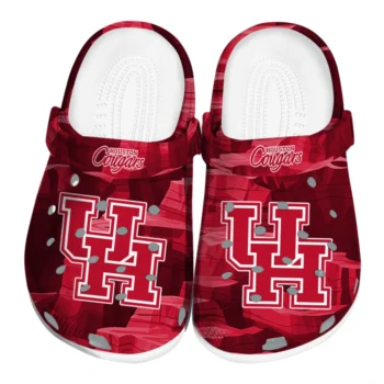 Houston Cougars Clogs - Canyon Layers Red