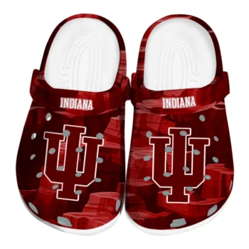 Indiana Hoosiers Clogs - Canyon Layers Red