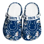 Indianapolis Colts Clogs - Football Icons Blue