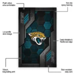 jacksonville-jaguars-rug-hexagonal-grid-pattern-teal-best-selling.webp