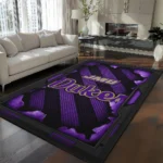 James Madison Dukes Rug - Torn Mesh Purple