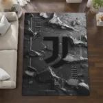 juventus-rug-cracked-surface-design-black-best-selling.webp