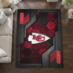 kansas-city-chiefs-rug-hexagonal-grid-pattern-red-best-selling.webp