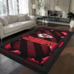 Kansas City Chiefs Rug - Torn Mesh Red