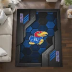 kansas-jayhawks-rug-hexagonal-grid-pattern-blue-best-selling.webp