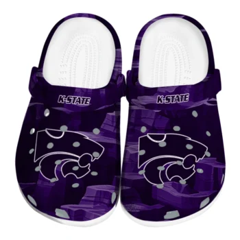 Kansas State Wildcats Clogs - Canyon Layers Purple