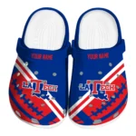 LA Tech Clogs - Customized Football Motif Blue