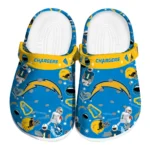 Los Angeles Chargers Clogs - Football Icons Blue