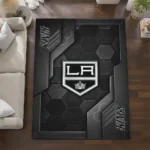 los-angeles-kings-rug-hexagonal-grid-pattern-black-best-selling.webp
