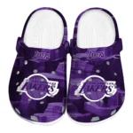 Los Angeles Lakers Clogs - Canyon Layers Purple