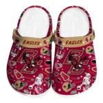 Louisiana Ragin' Cajuns Clogs - Football Icons Red