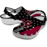 louisiana-ragin-cajuns-clog-stellar-stripes-theme-red-black-best-selling.webp