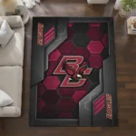 louisiana-ragin-cajuns-rug-hexagonal-grid-pattern-red-best-selling.webp