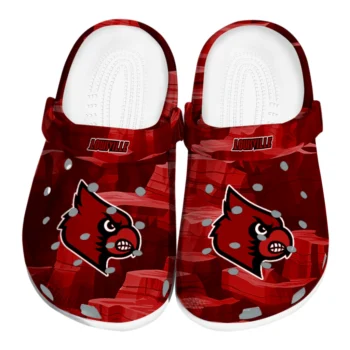 Louisville Cardinals Clogs - Canyon Layers Red