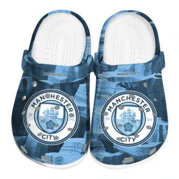 Manchester City Clogs - Canyon Layers Sky Blue