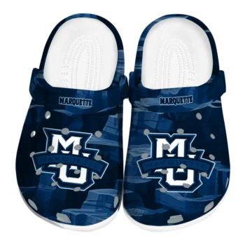 Marquette Golden Eagles Clogs - Canyon Layers Blue