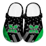 marshall-thundering-herd-clog-stellar-stripes-theme-green-black-best-selling.webp