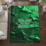 marshall-thundering-herd-rug-cracked-surface-design-green-best-selling.webp