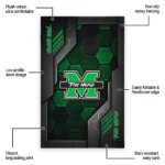 marshall-thundering-herd-rug-hexagonal-grid-pattern-green-best-selling.webp