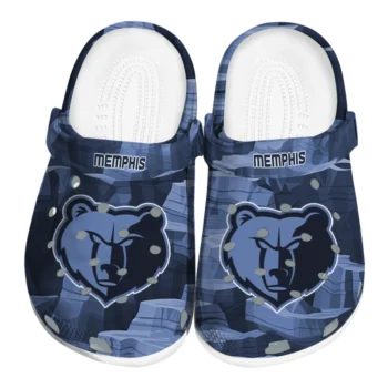 Memphis Grizzlies Clogs - Canyon Layers Blue