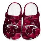 Miami Heat Clogs - Canyon Layers Red