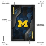 michigan-wolverines-rug-hexagonal-grid-pattern-blue-best-selling.webp