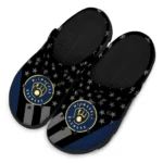milwaukee-brewers-clog-stellar-stripes-theme-navy-blue-black-best-selling.webp