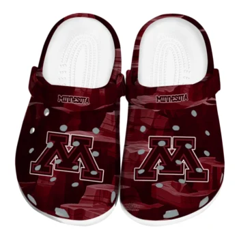Minnesota Golden Gophers Clogs - Canyon Layers Maroon