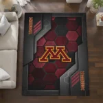 minnesota-golden-gophers-rug-hexagonal-grid-pattern-maroon-best-selling.webp