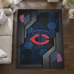 minnesota-twins-rug-hexagonal-grid-pattern-navy-best-selling.webp