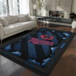 Minnesota Twins Rug - Torn Mesh Navy