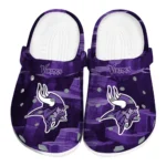Minnesota Vikings Clogs - Canyon Layers Purple