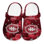 Montreal Canadiens Clogs - Canyon Layers Red